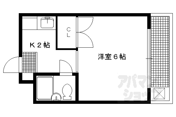 京都府京都市左京区高野清水町 出町柳駅 1K マンション 賃貸物件詳細
