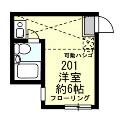 ユナイト石川町フレデリック 2階 ワンルーム 賃貸物件詳細