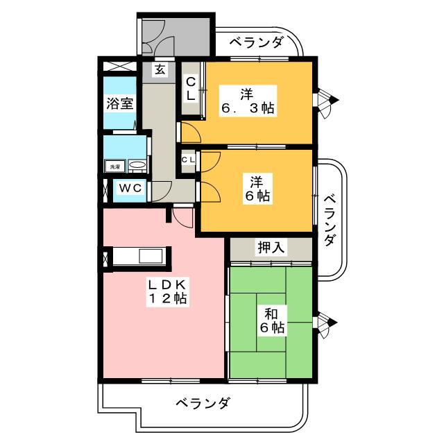 愛知県刈谷市高津波町５ 逢妻駅 3LDK マンション 賃貸物件詳細