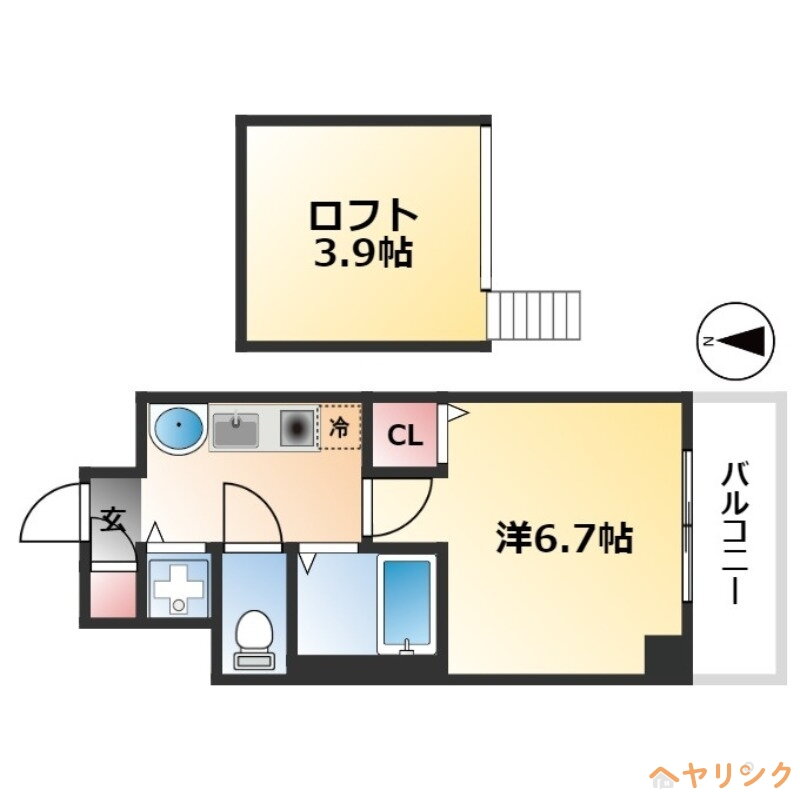 ライジングコート名古屋駅前東 10階 1K 賃貸物件詳細