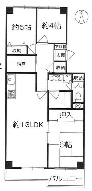 京都府宇治市五ケ庄西川原 木幡駅 3SLDK マンション 賃貸物件詳細