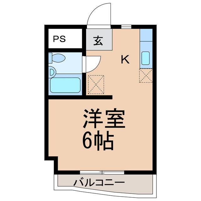 パークハイツ本町 4階 ワンルーム 賃貸物件詳細