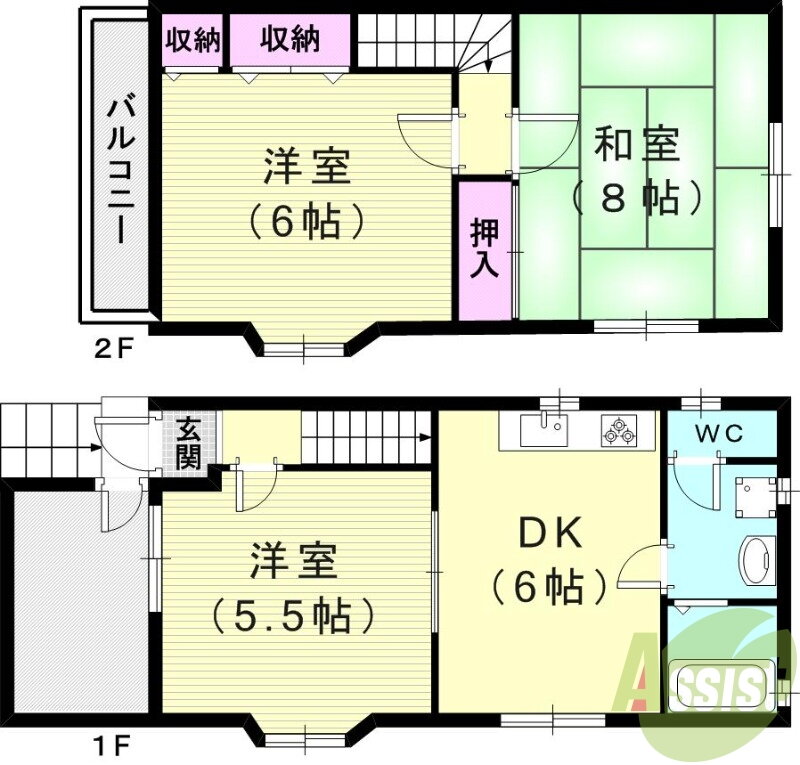 兵庫県神戸市兵庫区荒田町３ 高速神戸駅 3DK 一戸建て 賃貸物件詳細
