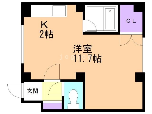 北海道札幌市白石区東札幌二条３ 東札幌駅 1K マンション 賃貸物件詳細