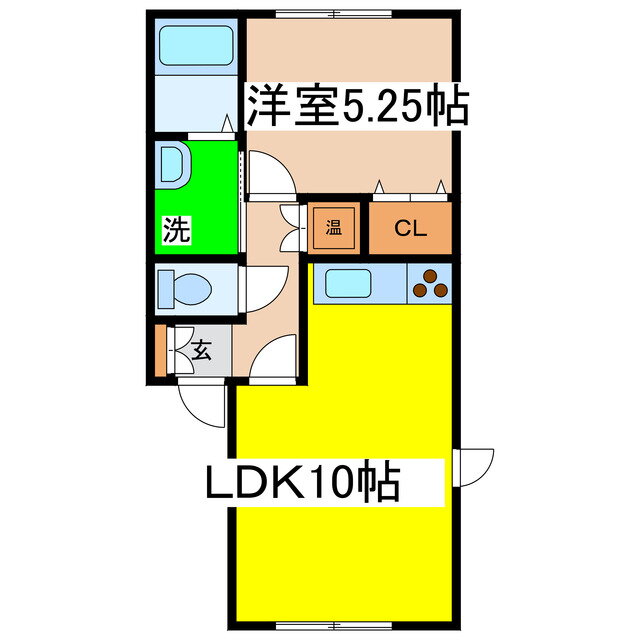 北海道釧路市文苑２ 1LDK アパート 賃貸物件詳細