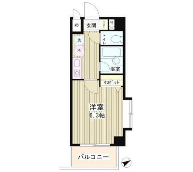 東京都港区白金３ 白金高輪駅 1K マンション 賃貸物件詳細