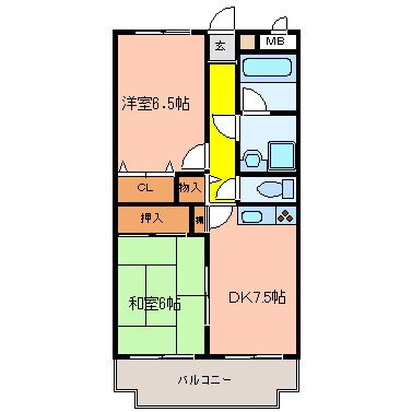 大阪府八尾市西山本町２ 河内山本駅 2DK マンション 賃貸物件詳細