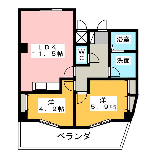 愛知県名古屋市東区泉２ 高岳駅 2LDK マンション 賃貸物件詳細