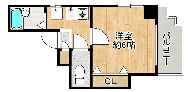 兵庫県神戸市灘区徳井町１ 六甲道駅 1K マンション 賃貸物件詳細