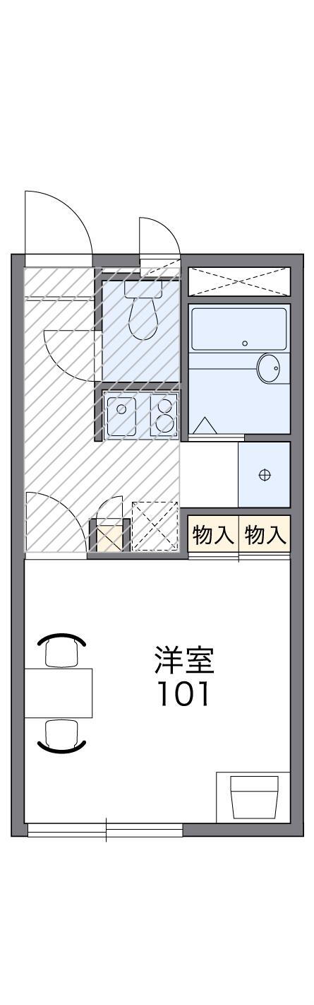 広島県広島市安佐南区東野２ 中筋駅 1K アパート 賃貸物件詳細