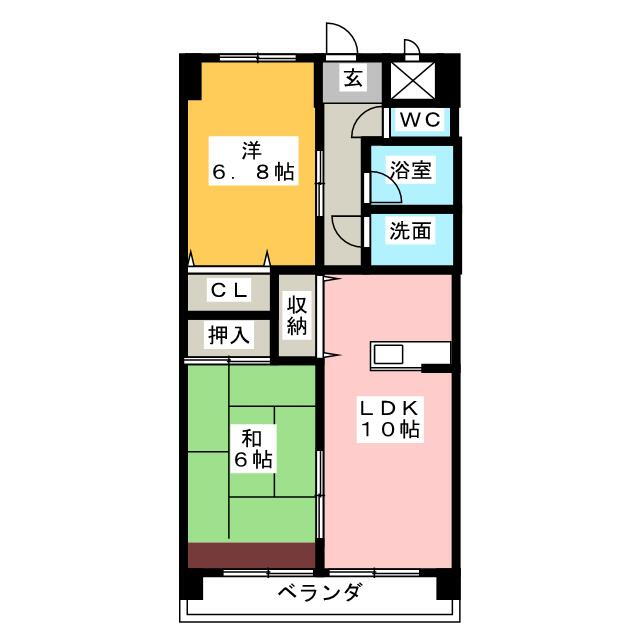 愛知県豊川市市田町中社 八幡駅 2LDK マンション 賃貸物件詳細