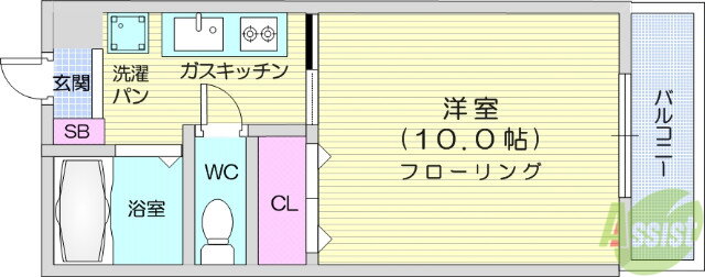 宮城県仙台市青葉区小松島１ 東照宮駅 1K マンション 賃貸物件詳細