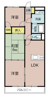 エクレシア 2階 3LDK 賃貸物件詳細
