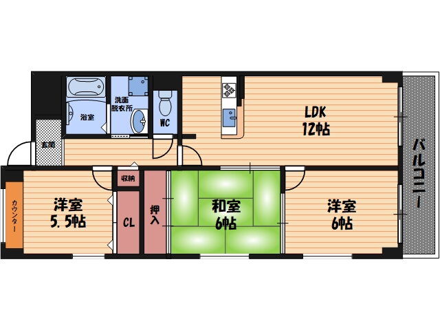 兵庫県尼崎市南武庫之荘４ 武庫之荘駅 3LDK マンション 賃貸物件詳細
