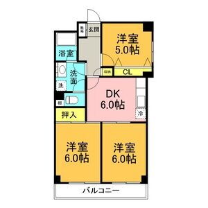 愛知県名古屋市名東区つつじが丘 一社駅 3DK マンション 賃貸物件詳細