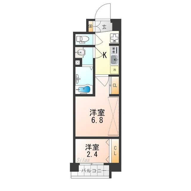 京都府京都市南区唐橋平垣町 西大路駅 1DK マンション 賃貸物件詳細