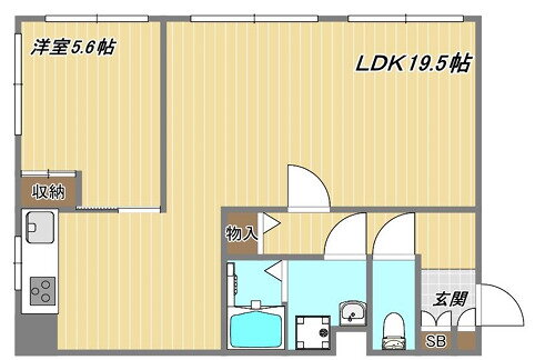 兵庫県神戸市中央区山本通２ 三ノ宮駅 1LDK マンション 賃貸物件詳細