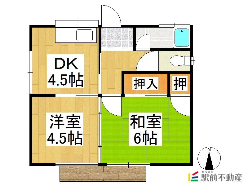 福岡県八女市室岡 羽犬塚駅 2DK 一戸建て 賃貸物件詳細