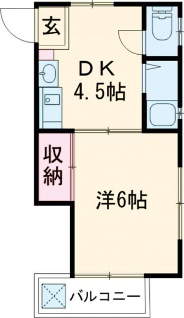 東京都狛江市中和泉１ 狛江駅 1DK アパート 賃貸物件詳細