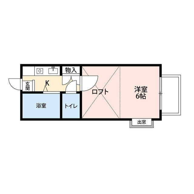 新潟県新潟市東区東明７ 越後石山駅 1K アパート 賃貸物件詳細