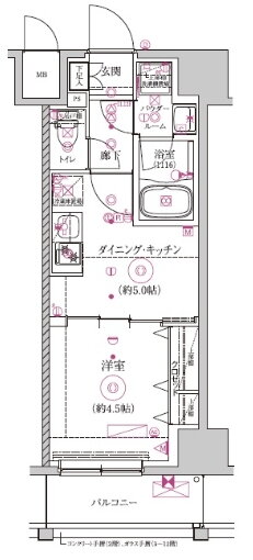 東京都墨田区東向島３ 曳舟駅 1DK マンション 賃貸物件詳細