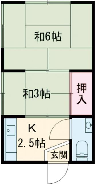 東京都江戸川区北小岩３ 小岩駅 2K アパート 賃貸物件詳細