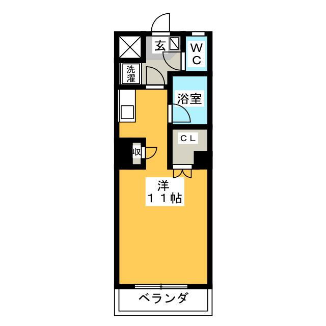 ウェルコート小松島 3階 ワンルーム 賃貸物件詳細