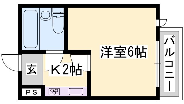兵庫県姫路市東延末 手柄駅 1K マンション 賃貸物件詳細