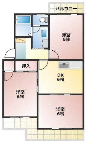 静岡県袋井市月見町 円田駅 3DK マンション 賃貸物件詳細