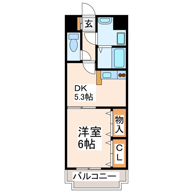 熊本県熊本市西区二本木５ 1DK マンション 賃貸物件詳細