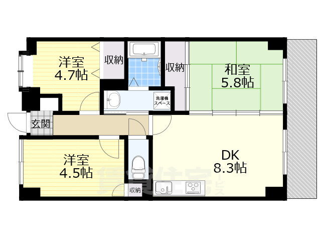 奈良県橿原市醍醐町 耳成駅 3DK マンション 賃貸物件詳細