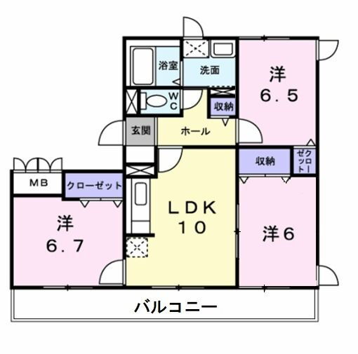 茨城県鹿嶋市鉢形台１ 鹿島神宮駅 3LDK マンション 賃貸物件詳細