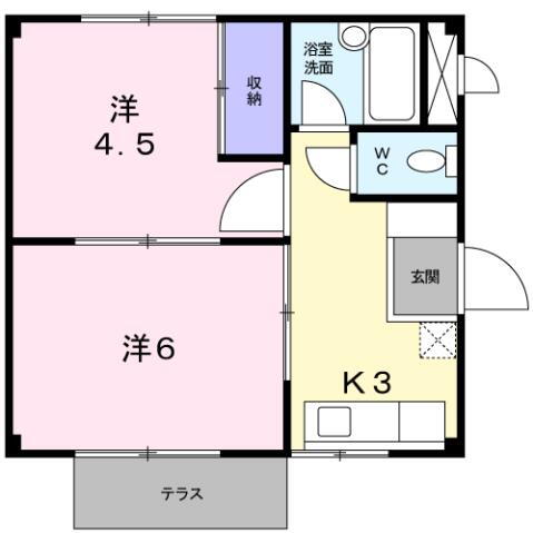 静岡県富士市厚原 富士駅 2K アパート 賃貸物件詳細