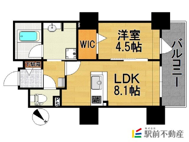 福岡県福岡市博多区博多駅前１ 祇園駅 1LDK マンション 賃貸物件詳細
