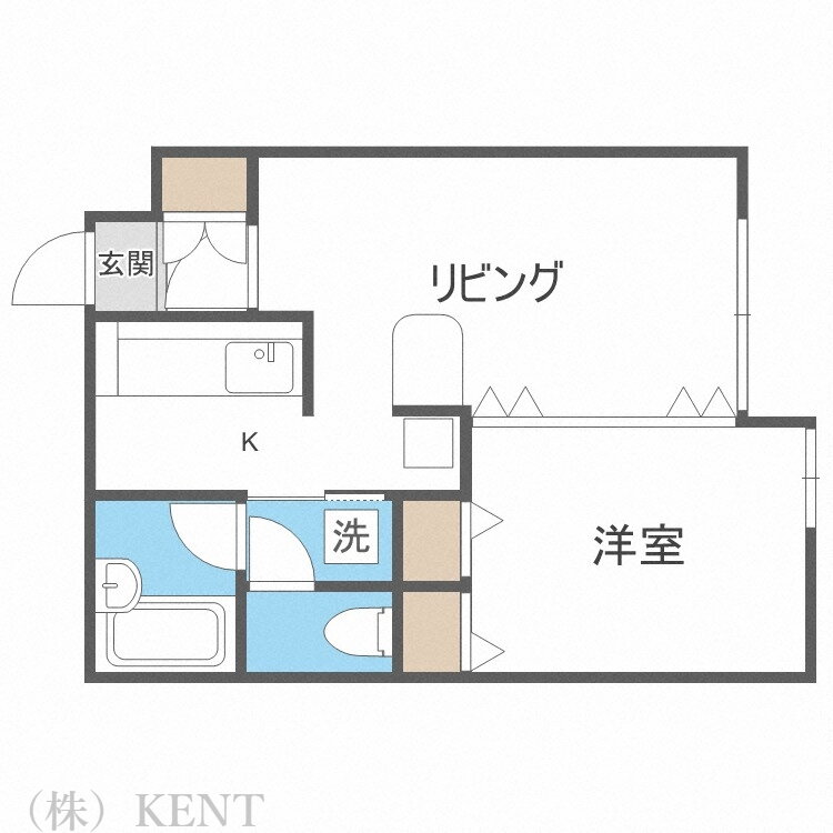 北海道札幌市中央区宮の森三条２ 西２８丁目駅 1LDK マンション 賃貸物件詳細