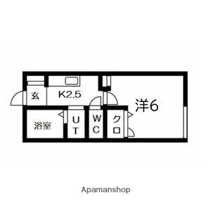 岩手県盛岡市高松４ 1K アパート 賃貸物件詳細