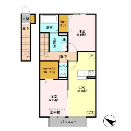 千葉県富里市七栄 成田駅 2LDK アパート 賃貸物件詳細