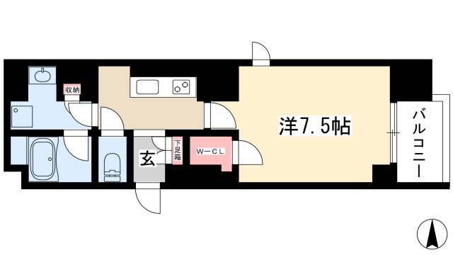 愛知県名古屋市千種区内山３ 千種駅 1K マンション 賃貸物件詳細