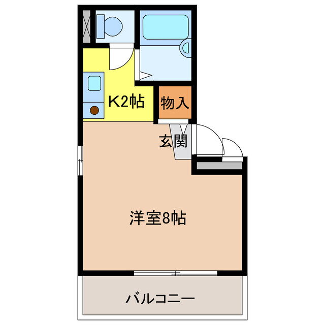 愛知県丹羽郡大口町城屋敷１ 柏森駅 1K アパート 賃貸物件詳細