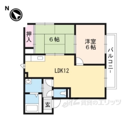 滋賀県守山市水保町 守山駅 2LDK アパート 賃貸物件詳細