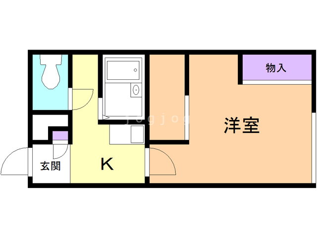 北海道札幌市白石区菊水元町四条２ 白石駅 1K アパート 賃貸物件詳細