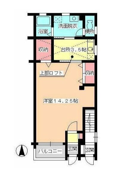 コーポカナＩＩ 1階 1SK 賃貸物件詳細