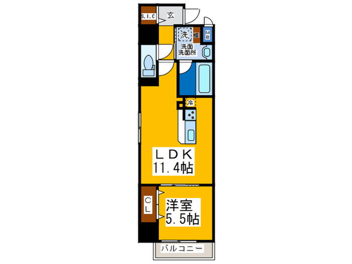 Ｆｕｔｕｒｅ宿院 2階 1LDK 賃貸物件詳細
