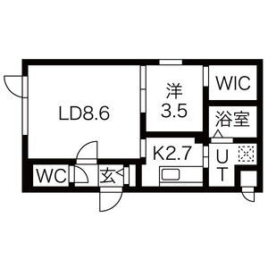 北海道札幌市豊平区豊平二条４ 菊水駅 1LDK マンション 賃貸物件詳細