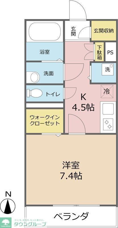 埼玉県さいたま市中央区下落合４ 北与野駅 1K アパート 賃貸物件詳細