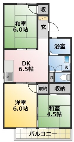 愛知県西尾市中畑１ 西尾駅 3DK アパート 賃貸物件詳細