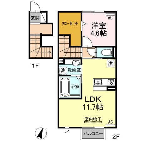 愛知県豊橋市新栄町字鳥畷 豊橋駅 1LDK アパート 賃貸物件詳細