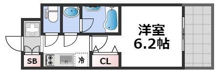 大阪府大阪市浪速区稲荷２ ＪＲ難波駅 1K マンション 賃貸物件詳細