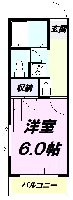 埼玉県所沢市大字北秋津 所沢駅 1K アパート 賃貸物件詳細