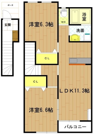 三重県伊勢市小俣町宮前 宮川駅 2LDK アパート 賃貸物件詳細